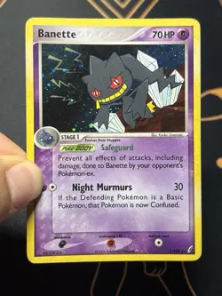 Banette 1/100 Ex Crystal Guardians Holo Foil Rare Pokemon Card MP SWIRL - Image 3