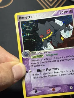 Banette 1/100 Ex Crystal Guardians Holo Foil Rare Pokemon Card MP SWIRL - Image 4