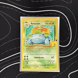 Venusaur 15/102 Pokemon Card - Celebrations: Classic Collection - NM - Image 1