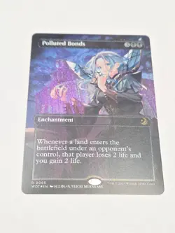 Polluted Bonds Borderless Confetti FOIL Wilds of Eldraine NM MTG Magic - Image 3