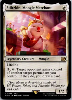 Stiltzkin, Moogle Merchant R FINAL FANTASY 34 NM Normal - Image 1