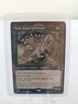 MTG Magic the Gathering Toski Bearer of Secrets (showcase) Kaldheim (#319) NM - Image 1