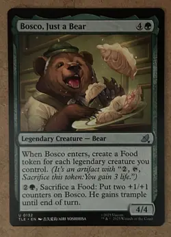 Bosco, Just a Bear - Avatar: The Last Airbender: Eternal TLE - NM MTG - Image 1