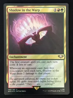1x MTG Shadow in the Warp (Surge Foil) - Warhammer 40,000 (40K) #140 - Magic - Image 1
