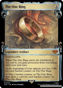 The One Ring (Showcase Scrolls) [LTR - 697] - NM TCG MTG - Image 1
