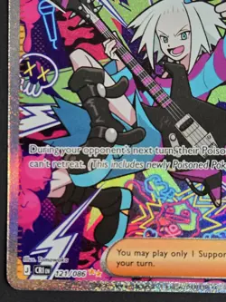 Pokemon TCG: Chaos Rising - Roxie's Performance (121/086) SIR Full Art Trainer - Image 5