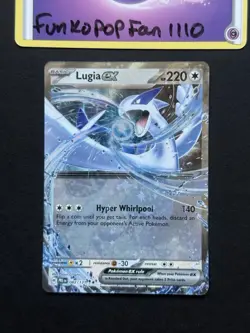 Lugia ex 082/131 SV: Prismatic Evolutions Holo Double Rare Pokemon Card - Image 1