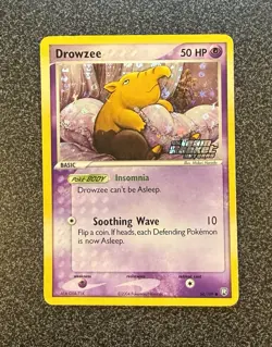 Pokemon TCG -Drowzee- 54/109 Team Rocket Returns [Stamped Reverse Holo] LP - Image 1