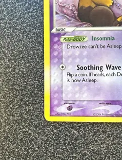 Pokemon TCG -Drowzee- 54/109 Team Rocket Returns [Stamped Reverse Holo] LP - Image 3