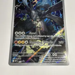 Pokemon N's Zekrom MEP Full Art Promo Holo 031 Basic 130 HP English - Image 2