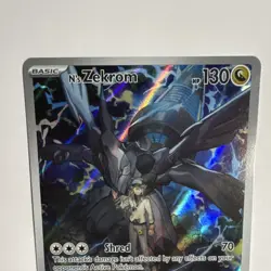 Pokemon N's Zekrom MEP Full Art Promo Holo 031 Basic 130 HP English - Image 3