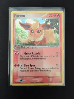 Pokemon TCG Flareon 2/17 Holo Pop Series 3 2006 - Image 1