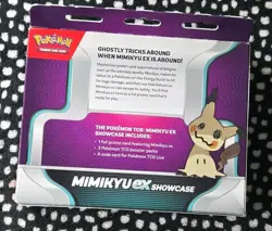 2023 Pokemon TCG Mimikyu EX Showcase Box w/1 Promo+3 Boosters Sealed NIB - Image 2