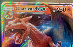 JUMBO Charizard GX SM195 - HP/DMG- Oversized Promo, Holo Pokemon Card - Image 4