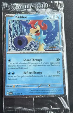 Pokemon TCG Keldeo Chaos Rising 019/086 Stamped PROMO - Image 1