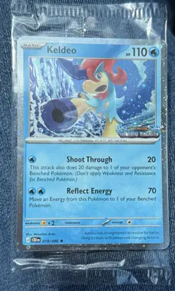 Pokemon TCG Keldeo Chaos Rising 019/086 Stamped PROMO - Image 2