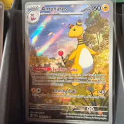 Ampharos - 090/086 - Chaos Rising - Illustration Rare - English Pokemon tcg Card - Image 1