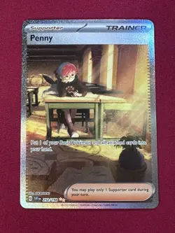 Penny 252/198 Special Illustration Rare SIR Trainer - Scarlet Violet SVI Pokemon - Image 1