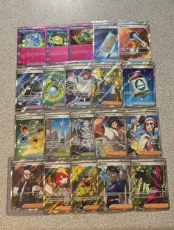(20) Pokemon Trainer/Item Full Art Lot- Boss’s Orders/Rosa’s Encouragement +++++ - Image 1