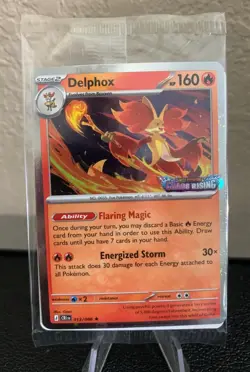 Pokemon TCG: Delphox 013/086 | Chaos Rising Stamped & SEALED |Best Buy Promo - Image 1