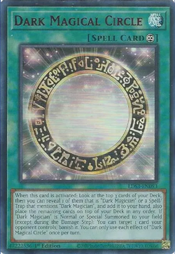 3x YUGIOH LDS3-EN093 DARK MAGICAL CIRCLE ULTRA RARE NEAR MINT (NM) (RED) - Image 1
