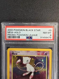 Pokemon TCG Mew 09/53 2000 Wotc Promo Pokemon League Holo PSA 8 NM-MT - Image 3