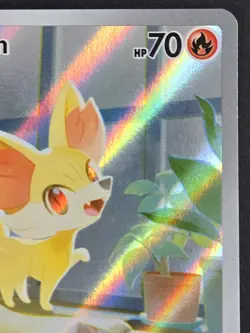 Pokemon TCG: Chaos Rising ETB Black Star Promo - Fennekin (MEP 080) Full Art - Image 3