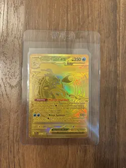 2026 Pokemon Chaos Rising #122/086 Mega Greninja ex Hyper Rare Gold Pack Fresh - Image 1