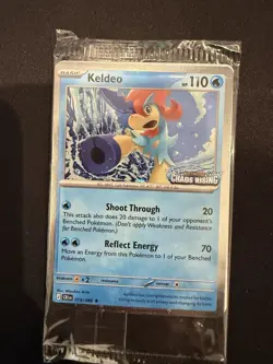 Pokemon TCG Keldeo 19/86 Chaos Rising Stamped Promo Sealed - Image 1