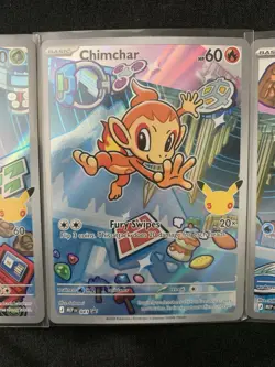 Pokemon TCG MEP#40-42 Turtwig, Chimchar, Piplup 1st Partner Illus. Coll. Set NM! - Image 3