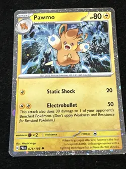 Pawmo 075/193 Cosmos Foil Paldea Evolved Promo Pokemon TCG NM/MINT - Image 1