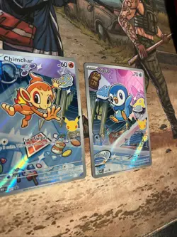 Pokemon TCG 1st Partner Illustration Collection Turtwig Chi char & Piplup - Image 4