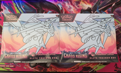 LOT OF 2 Chaos Rising Pokemon Center ETB Elite Trainer Box IN HAND READY TO SHIP - Image 1