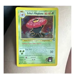 Wizards Erika's Vileplume 5/132 Gym Heroes Holo Rare Stage 2 80 HP Eng 2000 - Image 1