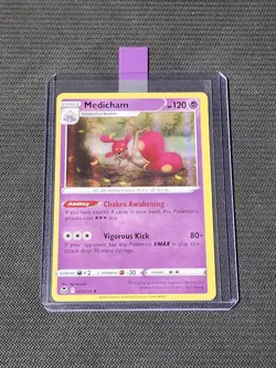 Pokemon Silver Tempest "Medicham" 73/195 / Holo Rare / Near Mint - Image 3