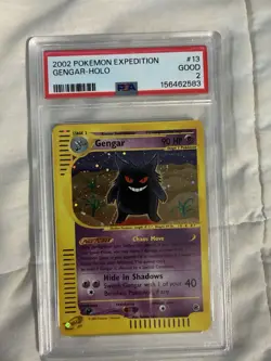 Gengar 2002 Pokemon Expedition Base Set Holo Rare 013/165 PSA - Image 1