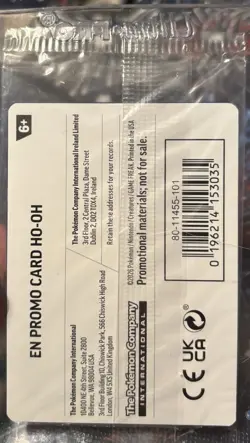 Ho-Oh Gamestop Stamped Promo Pokemon TCG - Image 2