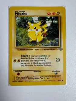 Pokemon TCG Pikachu Jungle 60/64 Regular 1st Edition Common - Image 1