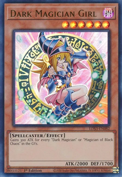 1x YUGIOH LDS3-EN082 DARK MAGICIAN GIRL ULTRA RARE NEAR MINT (NM) - Image 1