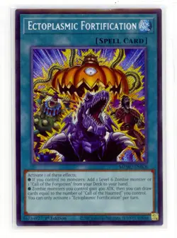 Ectoplasmic Fortification - Maze of Muertos MZMU-EN008 Yu-Gi-Oh Secret Rare NM/M - Image 1