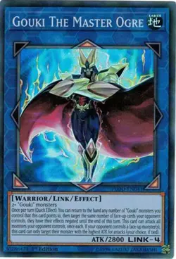 Yugioh FLOD-EN041 Gouki The Master Ogre Super Rare 1ST ED NM - Image 1