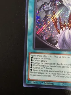 YUGIOH FORBIDDEN CROWN SECRET RARE NM BPRO-EN067 - Image 4