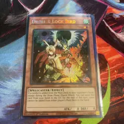 🔥Yu-Gi-Oh! Droll & Lock Bird RA02-EN006 Secret Rare 1st Edition NM - Image 1
