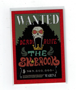 Panini One Piece Treasure Box #59 43/90 Limitiert Karte Wanted Brook - Image 1