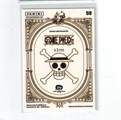 Panini One Piece Treasure Box #59 43/90 Limitiert Karte Wanted Brook - Image 2