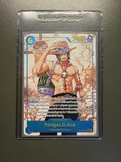 One Piece Carrying On His Will Portgas D Ace OP13-119 Alt Art SEC - Image 1