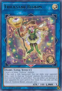 3x Yugioh MP19-EN022 Trickstar Bloom Rare Near Mint 1st Edition - Image 1