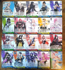 Beautiful 20 Weiss Schwarz NIKKE Card Lot - Anime Waifu Rabbit Dorothy Leona - Image 1