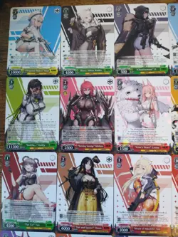 Beautiful 20 Weiss Schwarz NIKKE Card Lot - Anime Waifu Rabbit Dorothy Leona - Image 2
