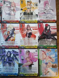 Beautiful 20 Weiss Schwarz NIKKE Card Lot - Anime Waifu Rabbit Dorothy Leona - Image 4